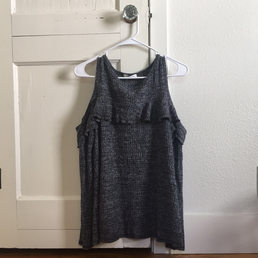 long sleeve knit top
